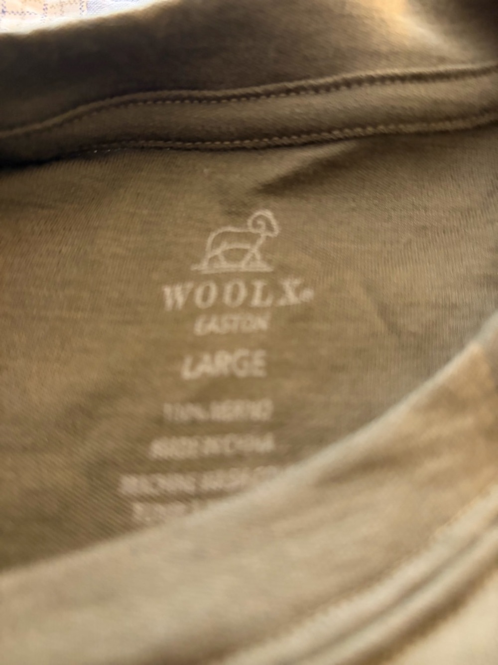 Woolx Easton Long Sleeve Top, Size Large - Picture 3 of 4